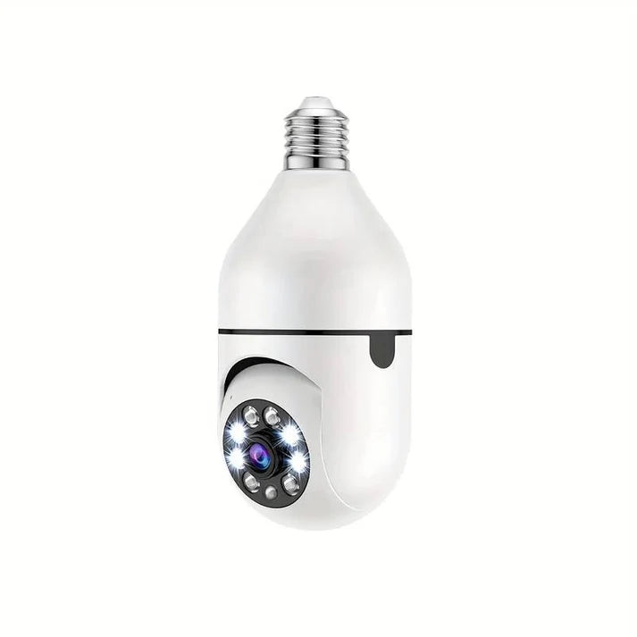 HD WIFI Security Camera - Easy Bulb Installation (+ 64GB Memory Card Included)