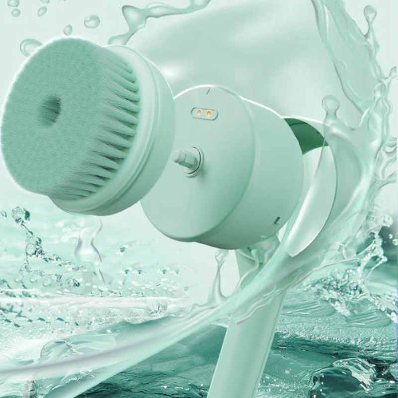 Dual-Handle Electronic Bath Brush – Effortless Cleansing