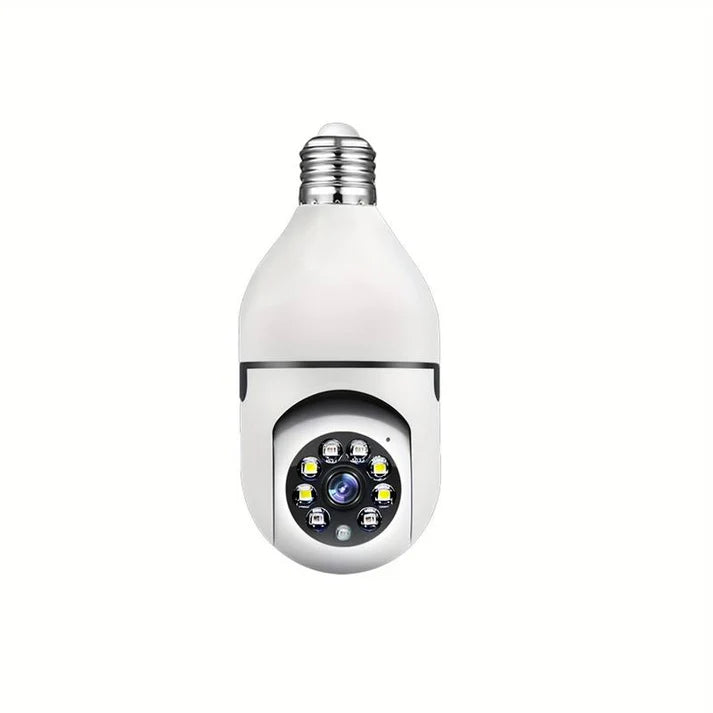 HD WIFI Security Camera - Easy Bulb Installation (+ 64GB Memory Card Included)