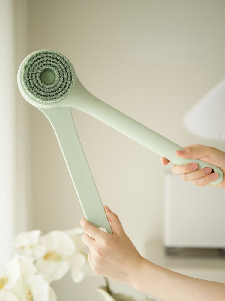 Dual-Handle Electronic Bath Brush – Effortless Cleansing