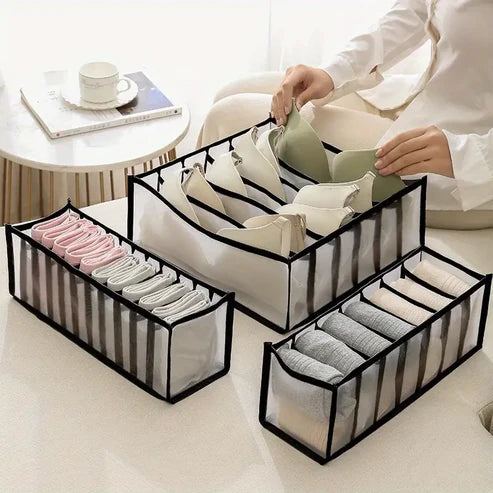 SousoBox – Foldable Organizer for Underwear (Set of 3)