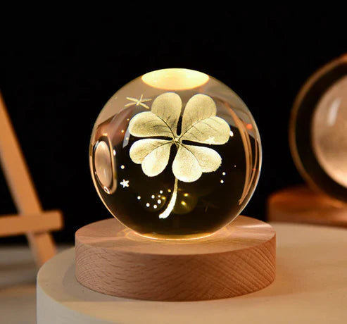 CrystalCosmos 3D Celestial Night Light