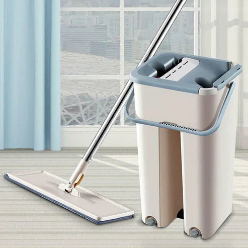 360° Spin Mop with Wringer Bucket (+1 Free Mop Pad)