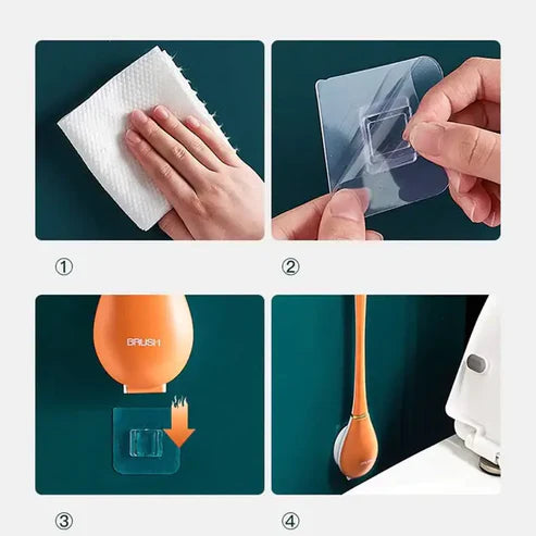 SmartBrush - Elegant & Hygienic Silicone Toilet Brush