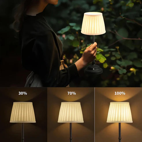 Timeless Glow – Portable Fabric Table Lamp