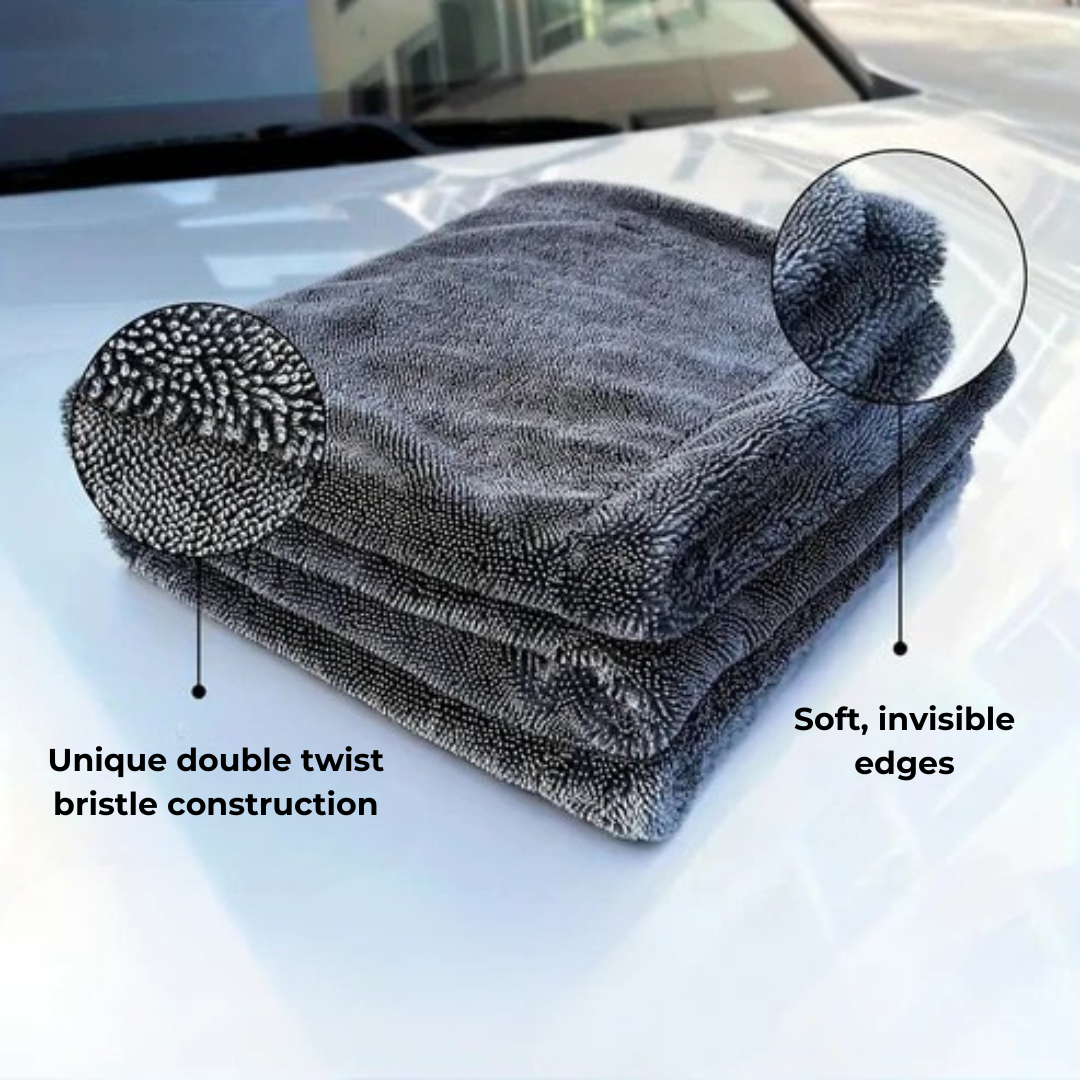 ShineMax – Quick-Dry Microfiber Towel for Car Cleaning