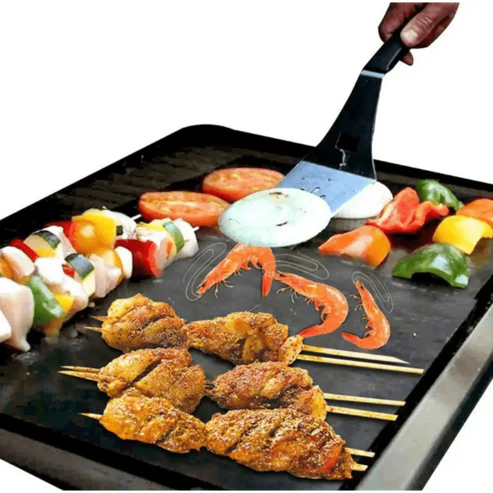 Durable BBQ Mat – Perfect Grilling & Easy Cleanup ( 4 pcs)